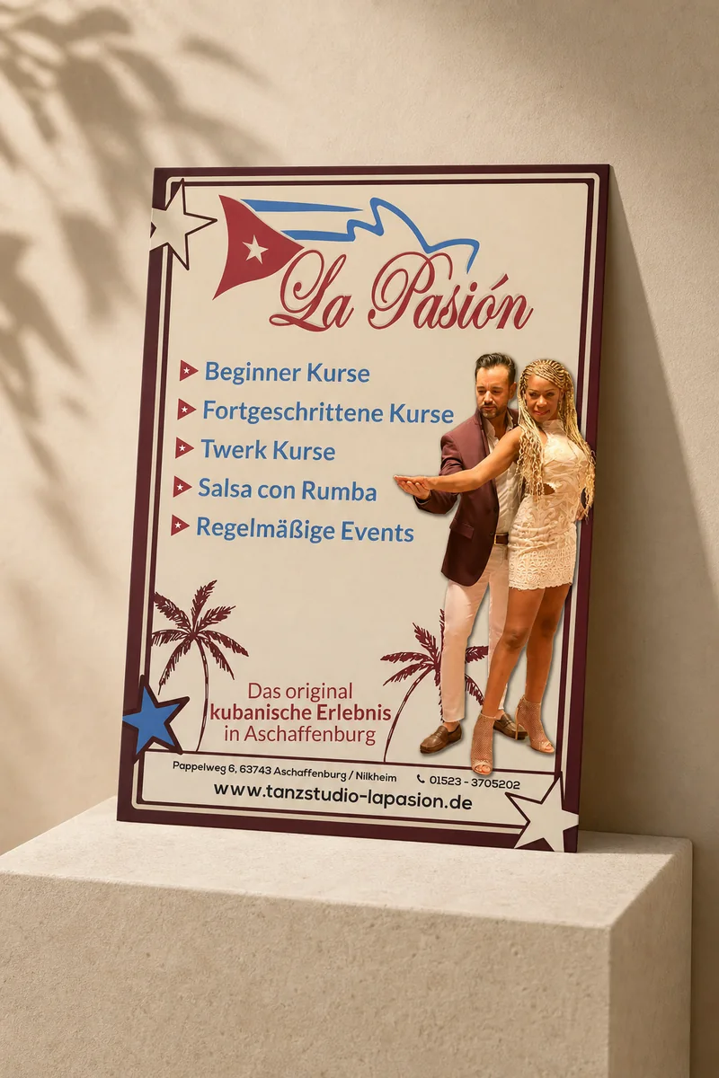 Tanzstudio La Pasión: Flyer · Print