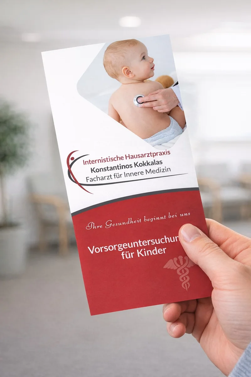 Beispiele für Mediengestaltung mit Flyern, Broschüren und Visitenkarten