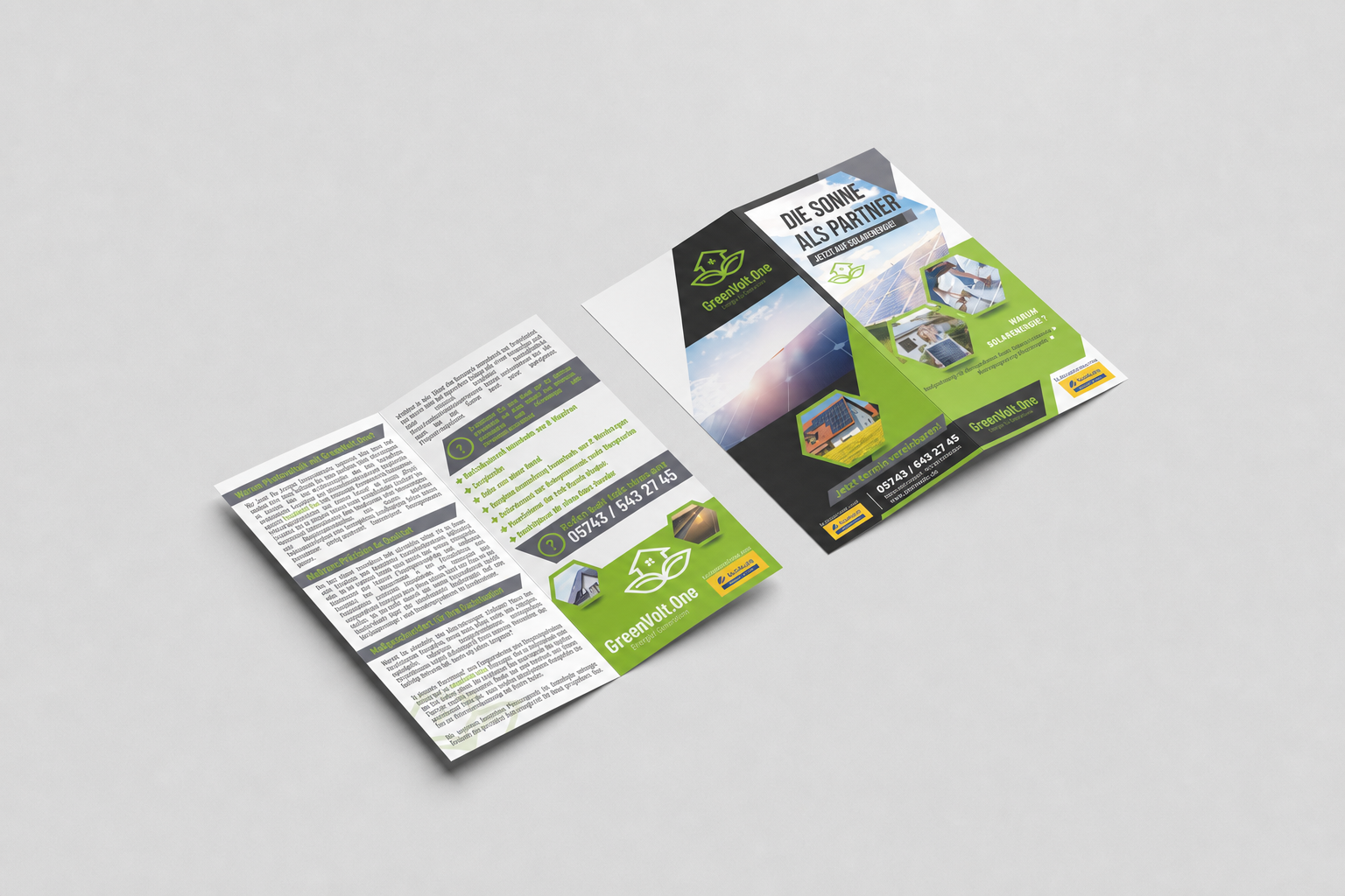 GreenVolt.One: DIN-lang Flyer