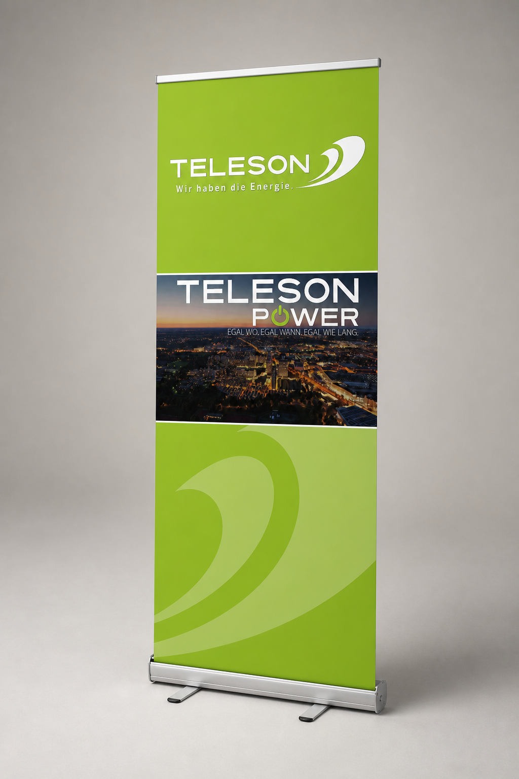 Roll-up Display für Teleson