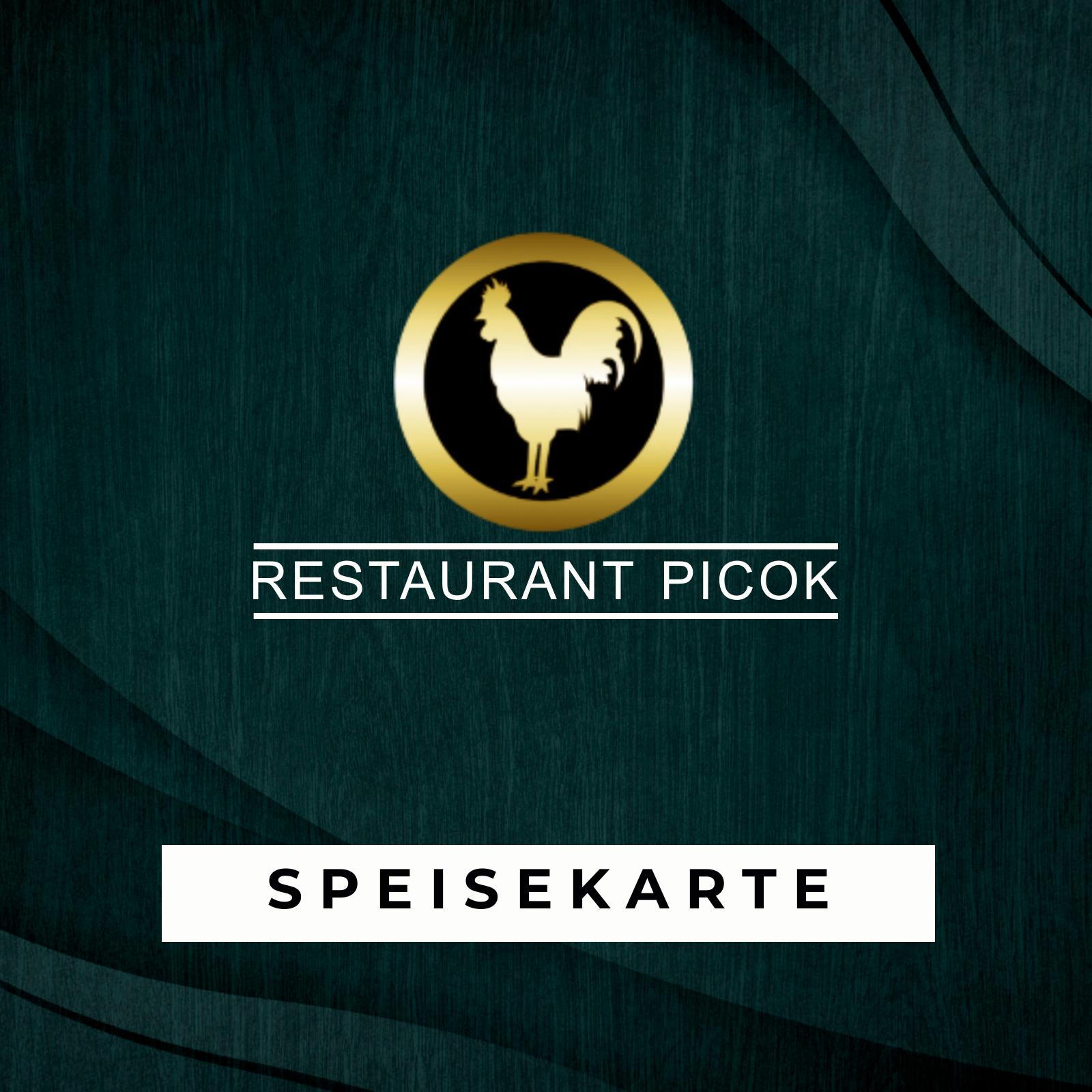 Speisekarte für Restaurant Picok